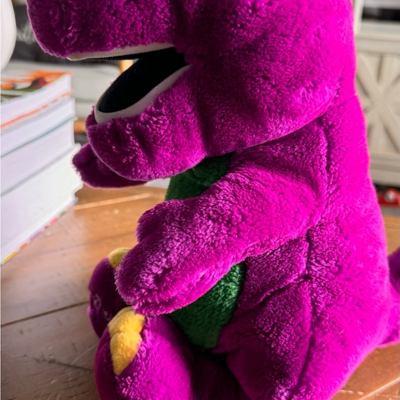 Vintage Barney The Dinosaur Plush Dakin 1992 14" Very Good Condition Lyons Group - Picture 4 of 7